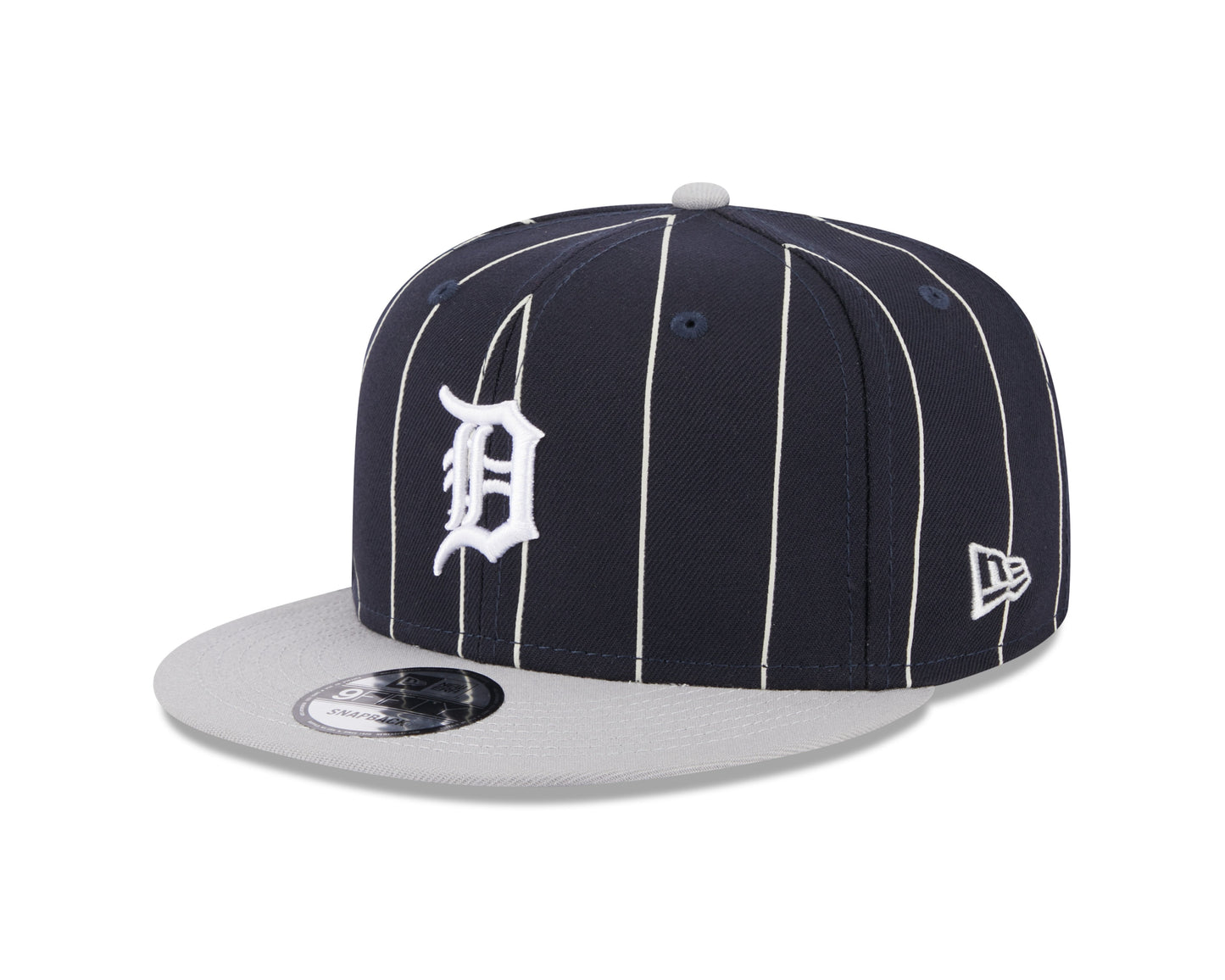 Detroit Tigers Navy/Gray Vintage New Era 9FIFTY Snapback Hat Official Team Hat Sports Fan Cap Official MLB Team Hat Baseball Fan Cap