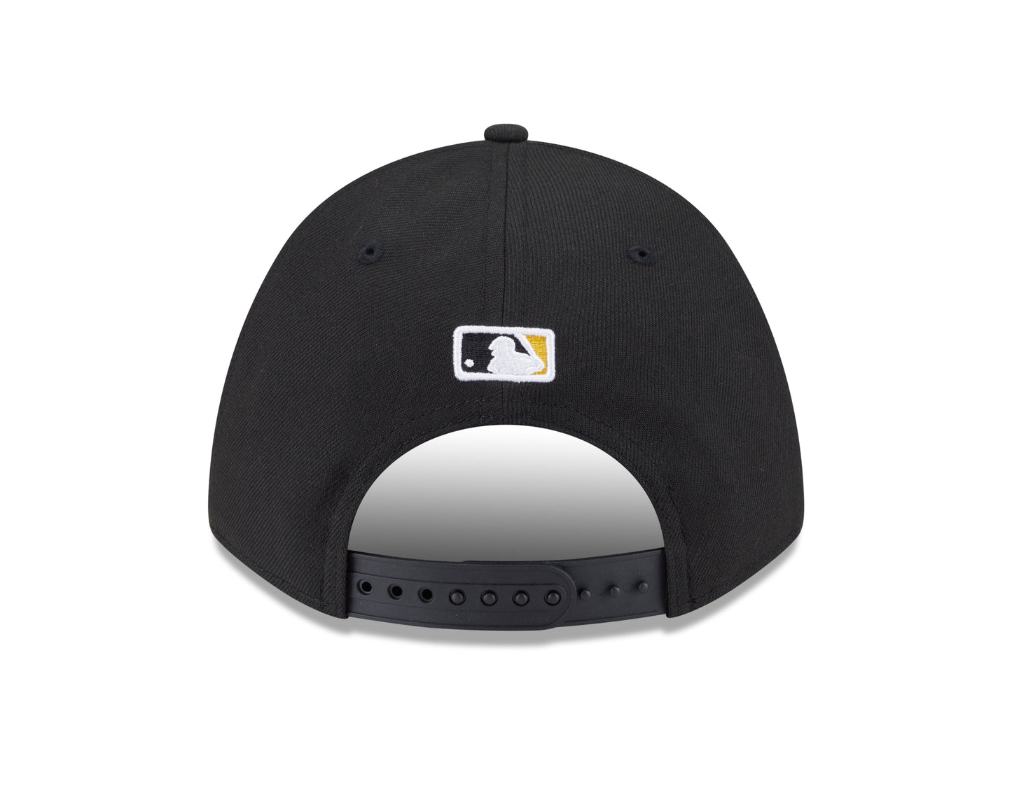 Pittsburgh Pirates Black New Era Player Replica M-Crown 9FORTY Adjustable Hat Official Team Hat Sports Fan Cap Official MLB Team Hat Baseball Fan Cap