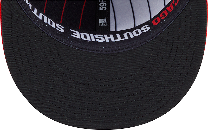 Chicago White Sox New Era 2025 City Connect Alternate 59FIFTY Fitted Hat - Black/Red Official Team Hat Sports Fan Cap Official MLB Team Hat Baseball F