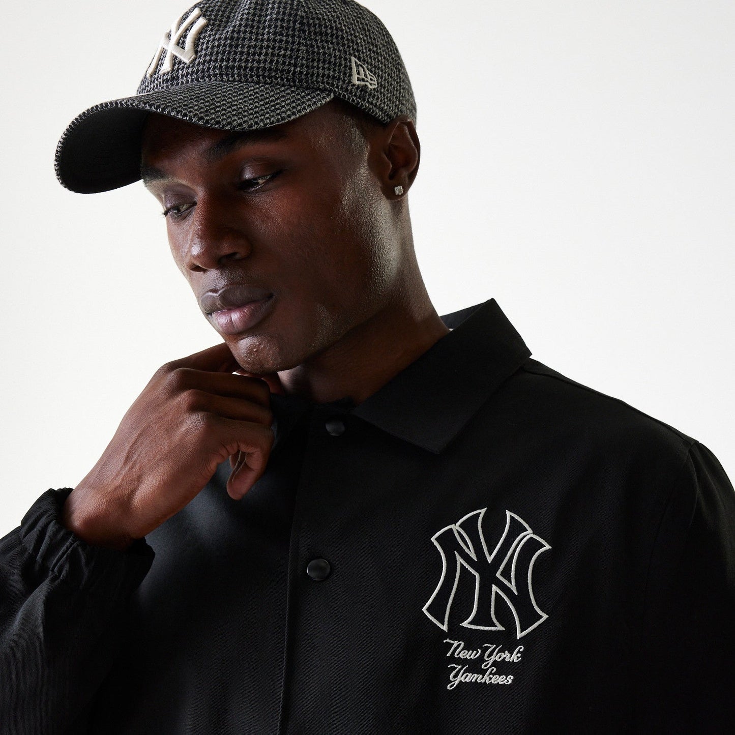 New York Yankees MLB Twill Coaches Jacket New Era Official Sports Fan Gear MLB Fan Gear Popular Style