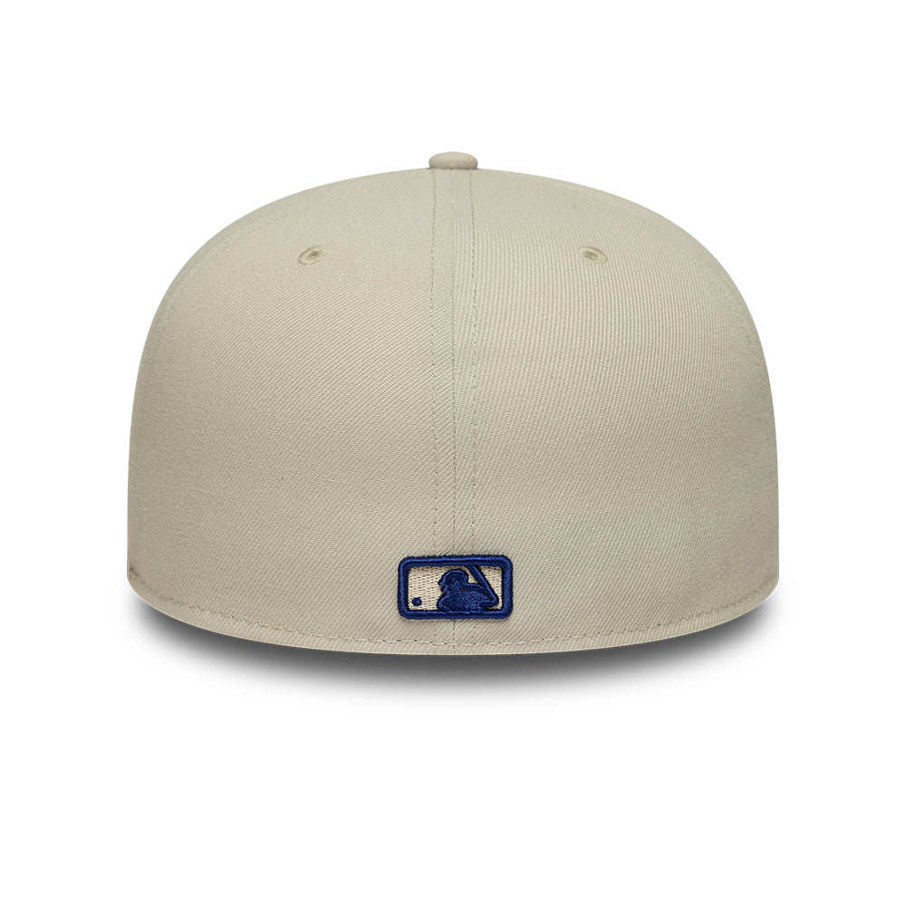 New York Yankees MLB City Icon 59FIFTY Fitted New Era Stone/Blue Official Team Hat Sports Fan Cap Official MLB Team Hat Baseball Fan Cap