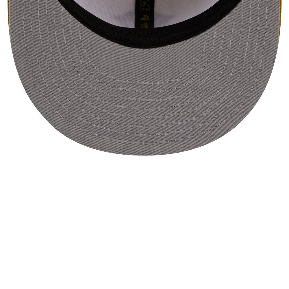 New York Yankees MLB 5950Day New Era Cream/Gold Official Team Hat Sports Fan Cap Official MLB Team Hat Baseball Fan Cap