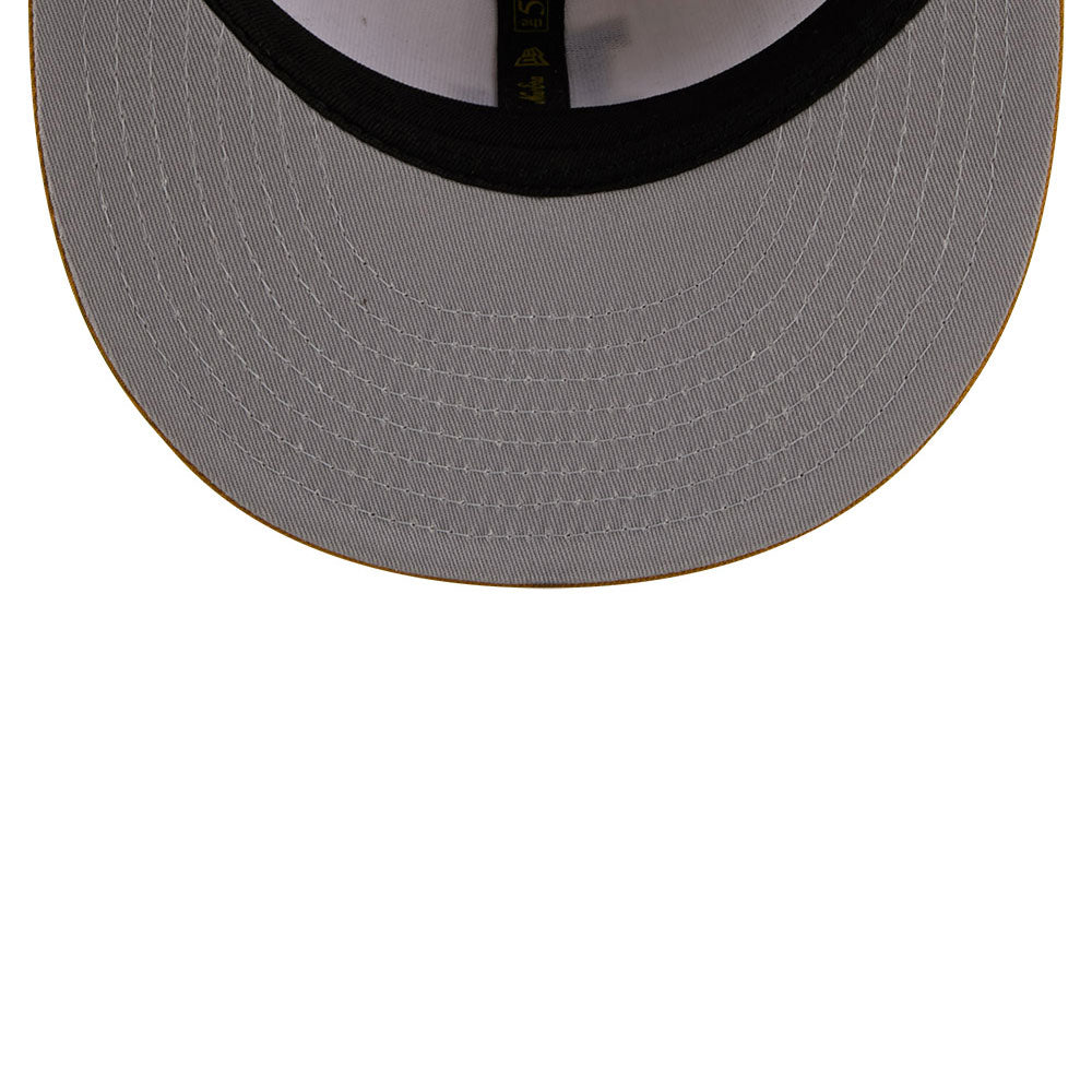 Los Angeles Dodgers MLB 5950Day New Era Cream/Gold Official Team Hat Sports Fan Cap Official MLB Team Hat Baseball Fan Cap
