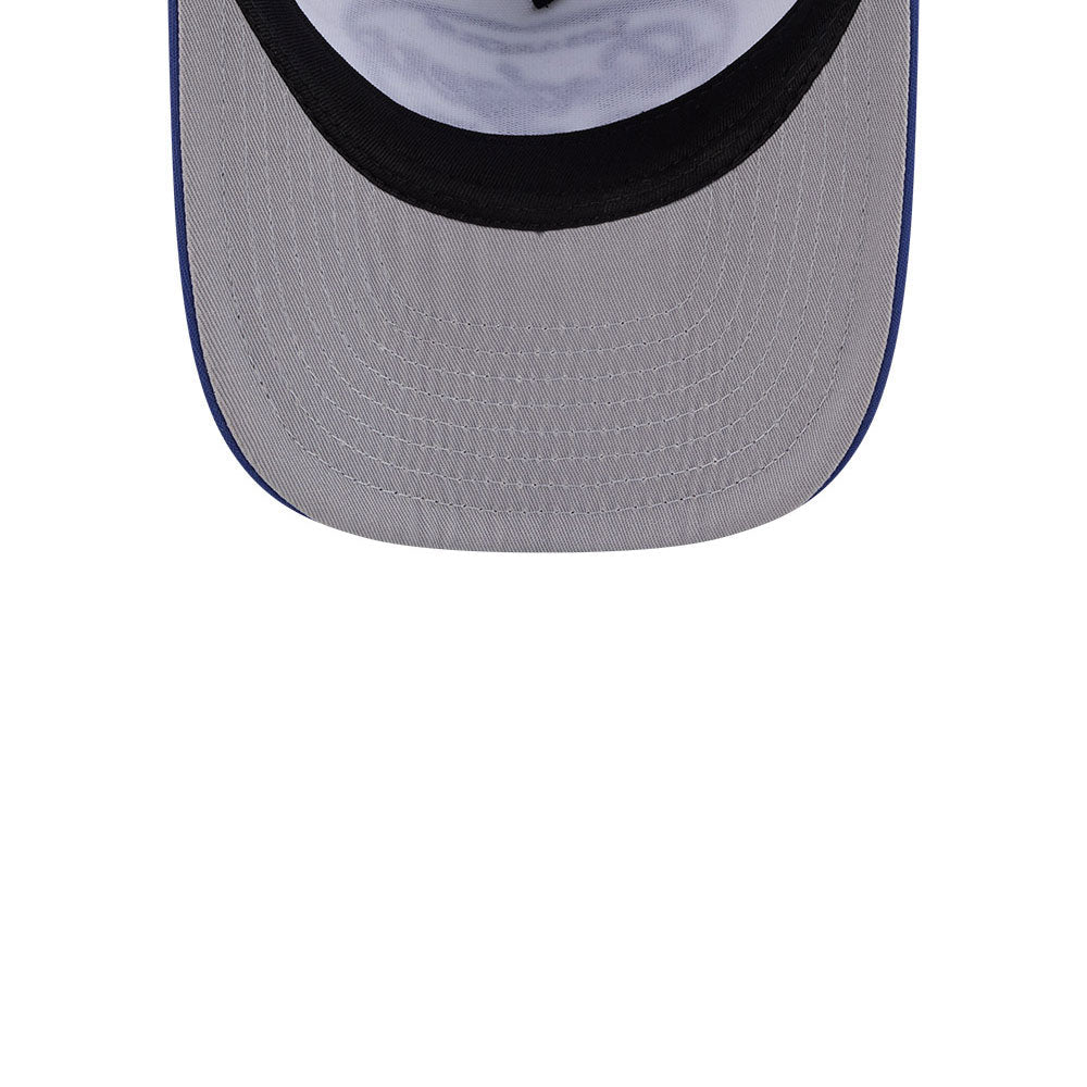 Los Angeles Dodgers MLB 5950 Day Fitted Trucker A-Frame New Era White/Blue Official Team Hat Sports Fan Cap Official MLB Team Hat Baseball Fan Cap