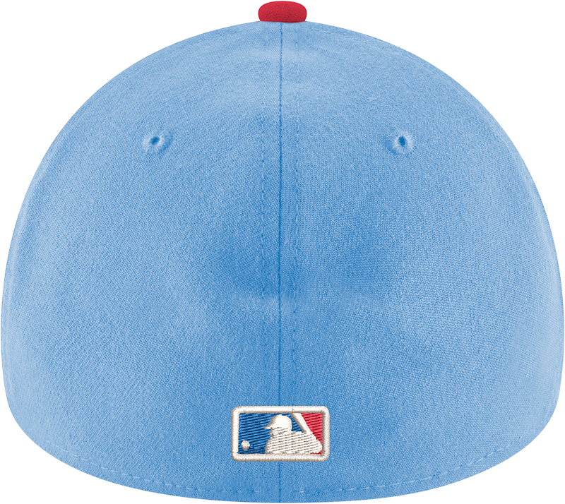 Chicago Cubs 2nd Alternate Sky Blue/Royal New Era 39THIRTY Flex Hat Official Team Hat Sports Fan Cap Official MLB Team Hat Baseball Fan Cap