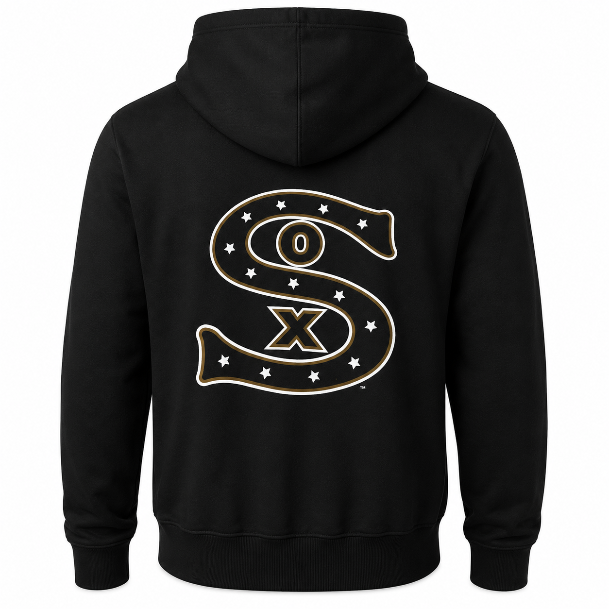 Mens Chicago White Sox New Era Black Cooperstown Collection 1917 Logo Hoodie MLB Fan Gear Popular Style