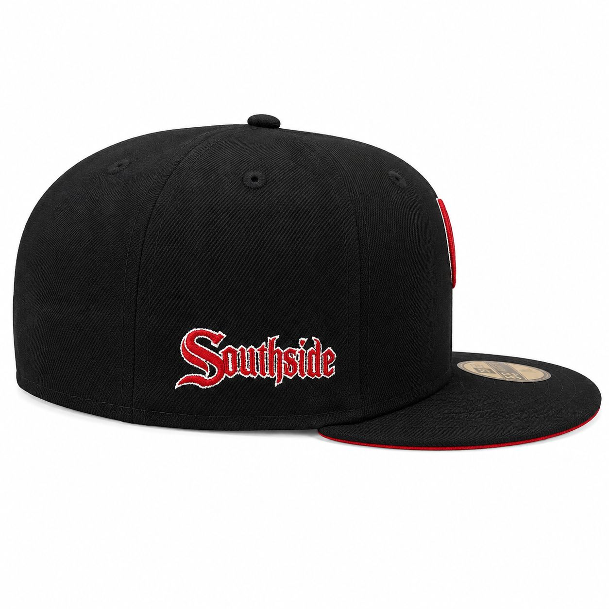 Chicago White Sox New Era City Connect Red/Black 59FIFTY Fitted Hat Official Team Hat Sports Fan Cap Official MLB Team Hat Baseball Fan Cap