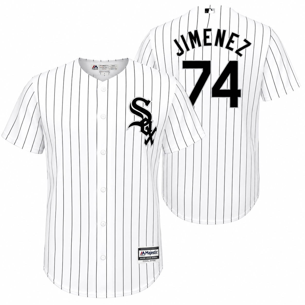 Youth Eloy Jimenez Chicago White Sox Majestic White Home Cool Base Replica Jersey Official Team Jersey Sports Fan Apparel Official MLB Team Jersey Bas