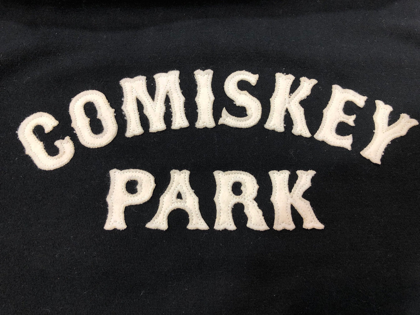 Mens Comiskey Park Heavyweight Black Hoodie 1 MLB Fan Gear Popular Style