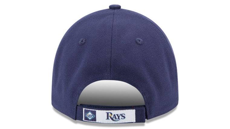 Men's New Era Tampa Bay Rays The League 9FORTY Adjustable Game Cap Official Team Hat Sports Fan Cap Official MLB Team Hat Baseball Fan Cap