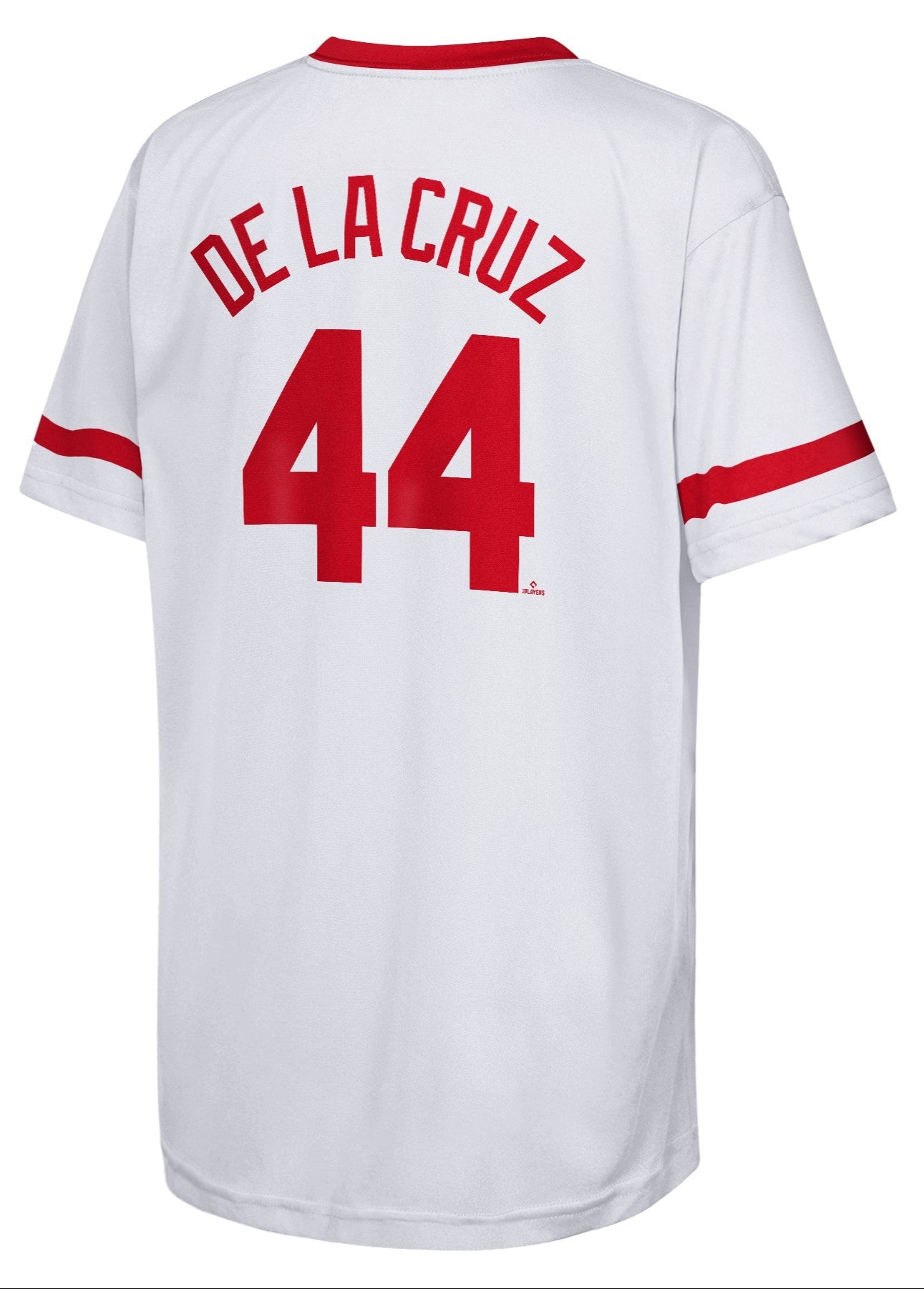 Youth Elly De La Cruz Cincinnati Reds Name And Number Sublimated White Jersey Top Official MLB Team Jersey Baseball Fan Apparel