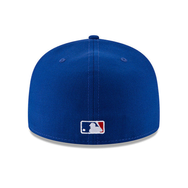 Chicago Cubs New Era 2016 World Series Wool 2 Tone Royal/Black 59FIFTY Fitted Hat Official Team Hat Sports Fan Cap Official MLB Team Hat Baseball Fan