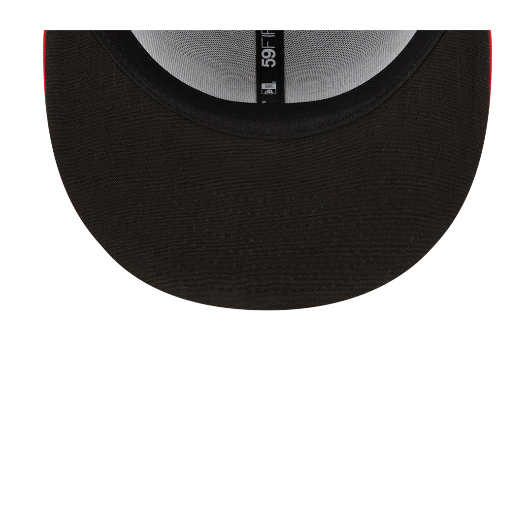 Men's Anaheim Angels New Era Navy/Red Alternate On-Field 59FIFTY Fitted Hat Official Team Hat Sports Fan Cap Official MLB Team Hat Baseball Fan Cap