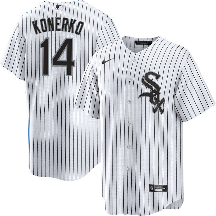 Paul Konerko Chicago White Sox NIKE Replica Men's Home Premium Twill Jersey Official Team Jersey Sports Fan Apparel Official MLB Team Jersey Baseball