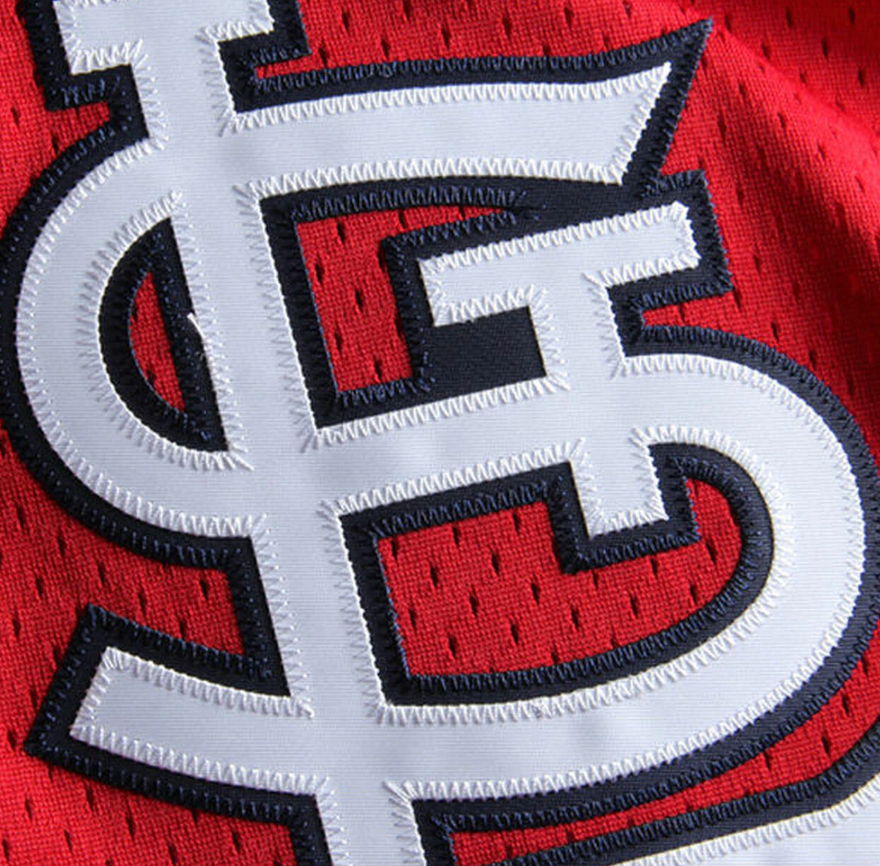 Men's Mitchell & Ness Ozzie Smith 1996 St. Louis Cardinals Batting Practice Cooperstown Jersey Official Team Jersey Sports Fan Apparel Official MLB Te