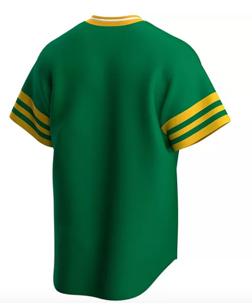 Men's Oakland Athletics Nike Kelly Green Road Cooperstown Collection Team Jersey Official Team Jersey Sports Fan Apparel Official MLB Team Jersey Base