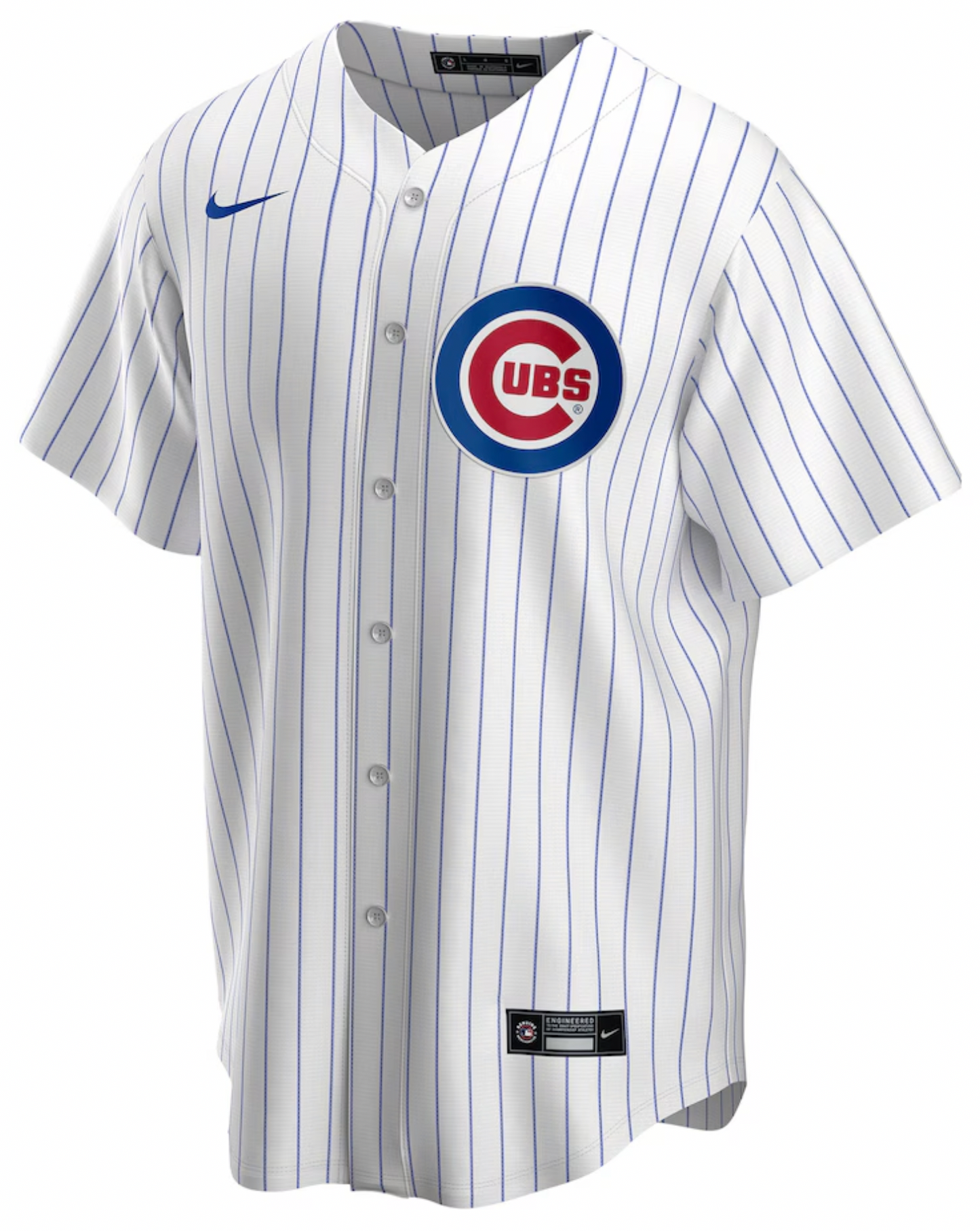 NIKE Men's Leon Durham Chicago Cubs Premium Twill White Home Replica Jersey Official Team Jersey Sports Fan Apparel Official MLB Team Jersey Baseball