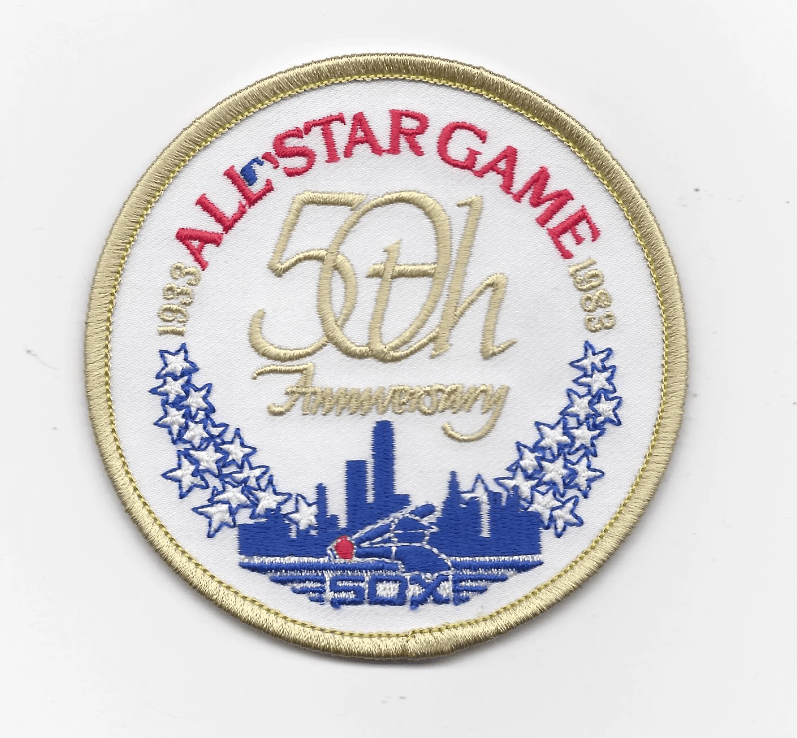 Chicago White Sox 50th Anniversary All Star Game Alternate Jersey Sleeve Patch Official Team Jersey Sports Fan Apparel Official MLB Team Jersey Baseba