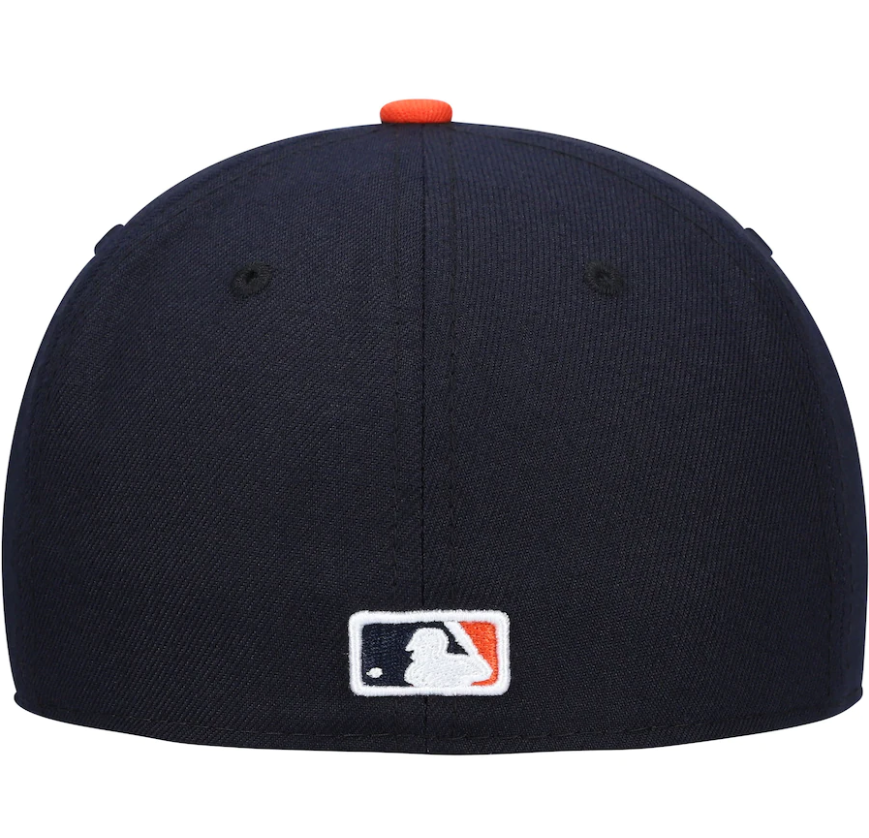 Men's Detroit Tigers New Era Navy Road Authentic Collection On-Field Logo 59FIFTY Fitted Hat Official Team Hat Sports Fan Cap Official MLB Team Hat Ba