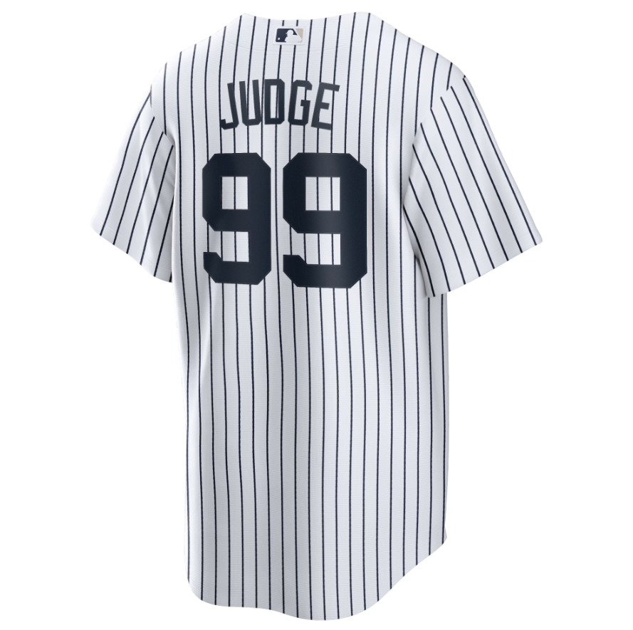 Men's Aaron Judge New York Yankees Nike Home White Replica Jersey With Name Official Team Jersey Sports Fan Apparel Official MLB Team Jersey Baseball