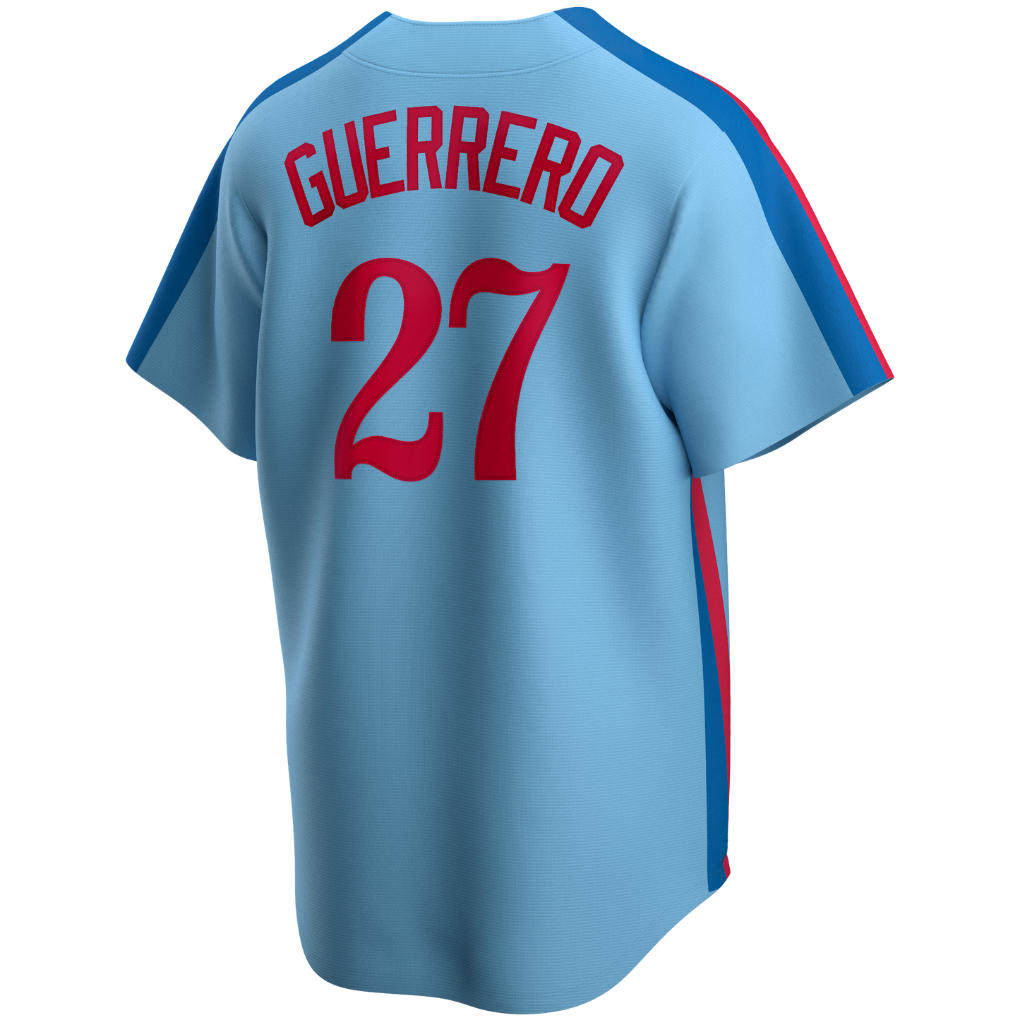 Men's Montreal Expos Vladimir Guerrero Nike Light Blue Road Cooperstown Collection Team Jersey Official Team Jersey Sports Fan Apparel Official MLB Te