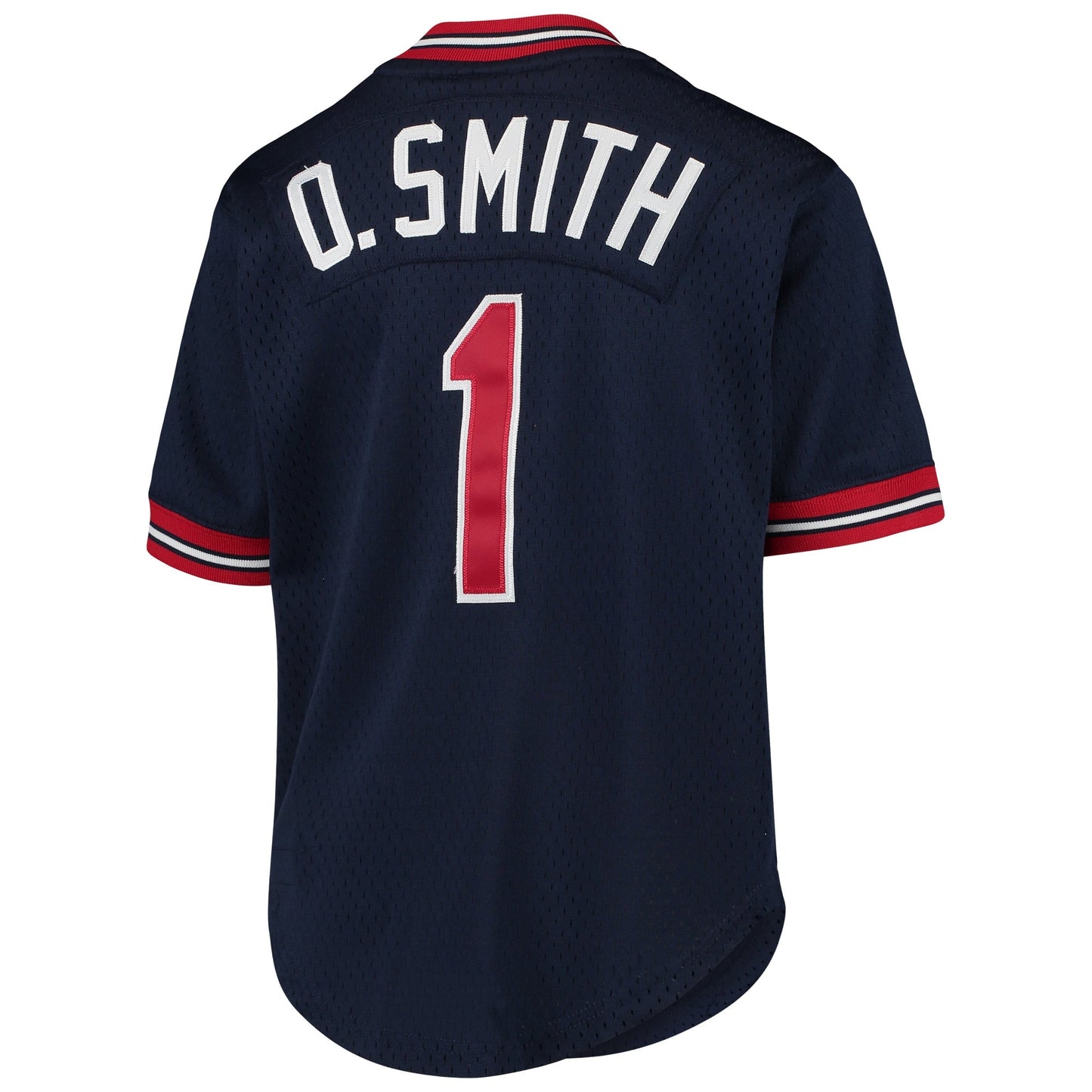 Men's Mitchell & Ness Ozzie Smith St. Louis Cardinals 1994 Navy Batting Practice Cooperstown Jersey Official Team Jersey Sports Fan Apparel Official M