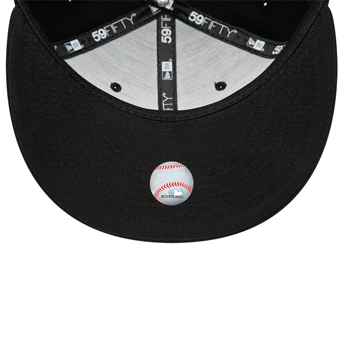 Chicago White Sox MLB League Essential 59FIFTY Fitted New Era Black/Black Official Team Hat Sports Fan Cap Official MLB Team Hat Baseball Fan Cap