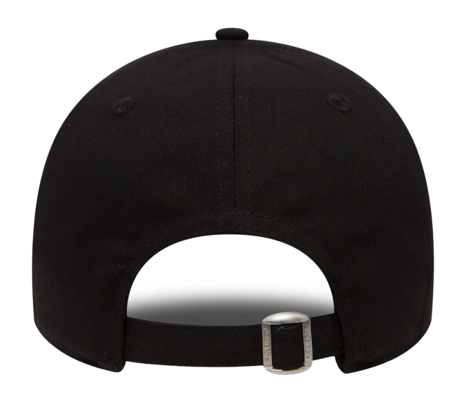 New York Yankees MLB League Essential 9FORTY Strapback New Era Black/White Official Team Hat Sports Fan Cap Official MLB Team Hat Baseball Fan Cap