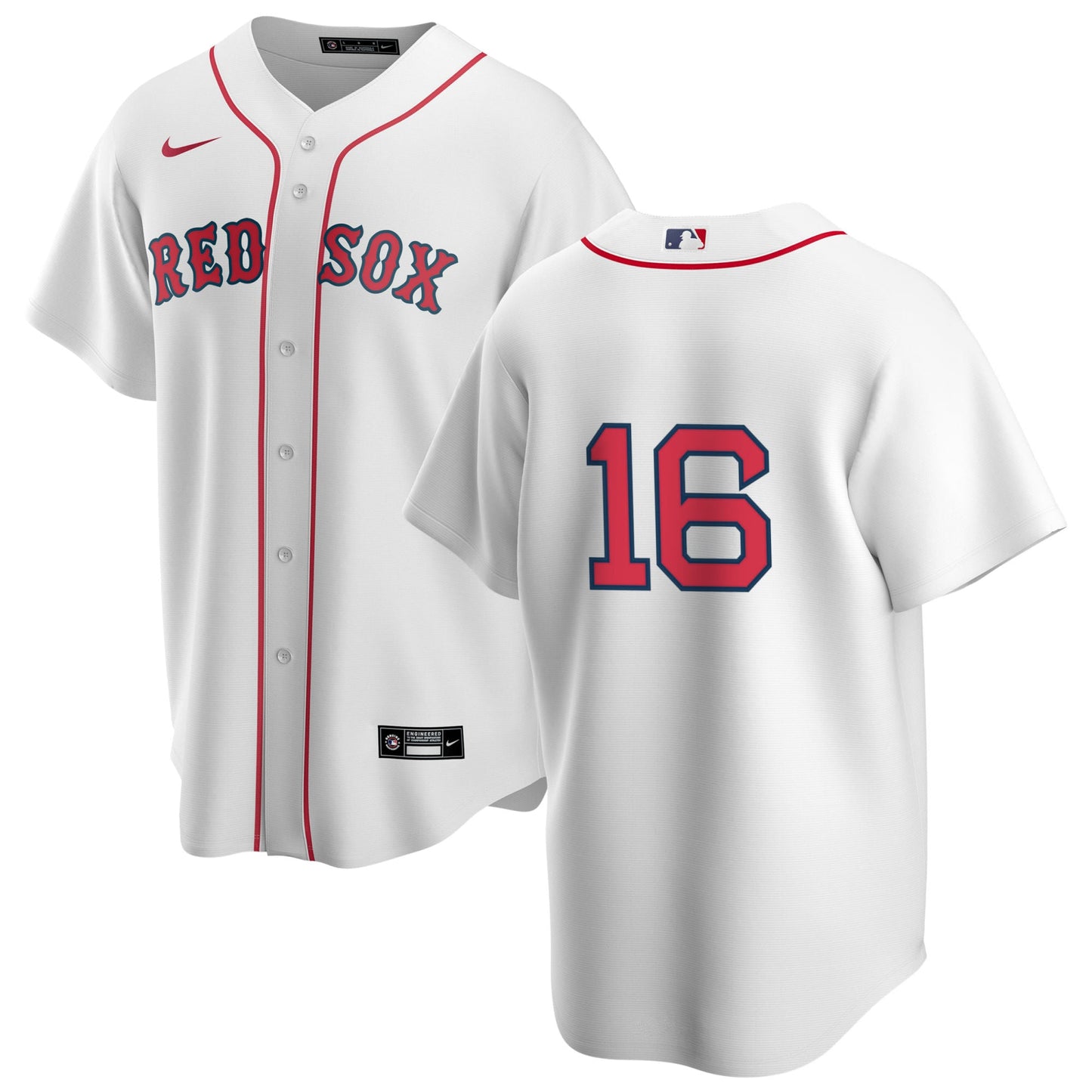 Men's Nike Boston Red Sox Jarren Duran #16 Home Official Replica Player Jersey Official Team Jersey Sports Fan Apparel Official MLB Team Jersey Baseba