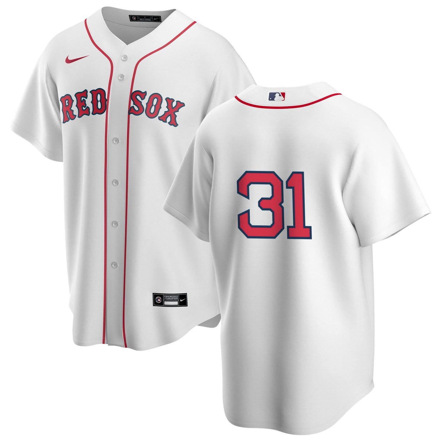 Men's Nike Boston Red Sox Jon Lester #31 Home Official Replica Player Jersey Official Team Jersey Sports Fan Apparel Official MLB Team Jersey Baseball