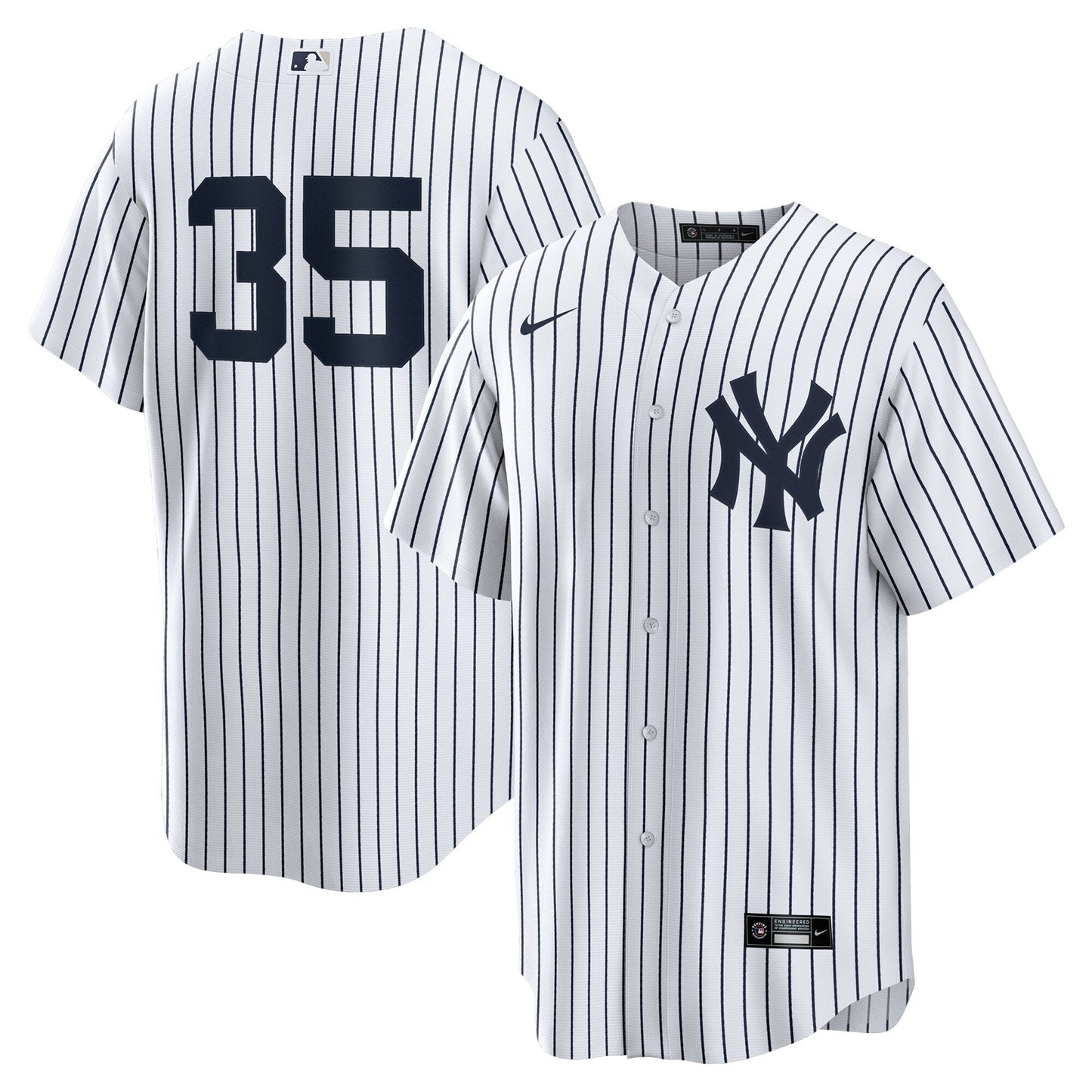 Men's Nike Cody Bellinger #35 White New York Yankees Home Official Replica Player Jersey Official Team Jersey Sports Fan Apparel Official MLB Team Jer