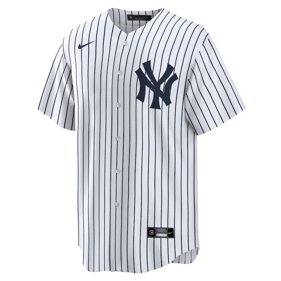 Men's Nike Ben Rice #22 White New York Yankees Home Official Replica Player Jersey Official Team Jersey Sports Fan Apparel Official MLB Team Jersey Ba