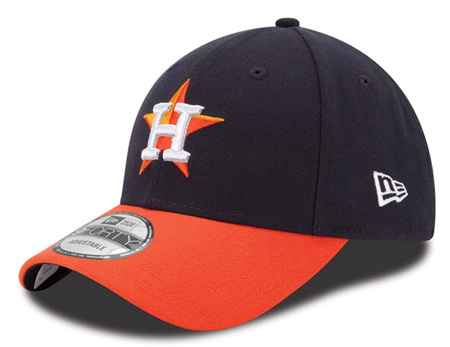 Houston Astros Men's New Era Navy/Orange Road League 9FORTY Adjustable Hat Official Team Hat Sports Fan Cap Official MLB Team Hat Baseball Fan Cap