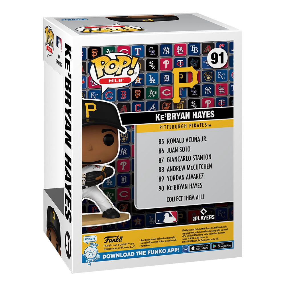 Funko – MLB POP! Vinyl Figure Pirates – Ke'Bryan Hayes – 9CM Official Sports Fan Gear MLB Fan Gear Popular Style