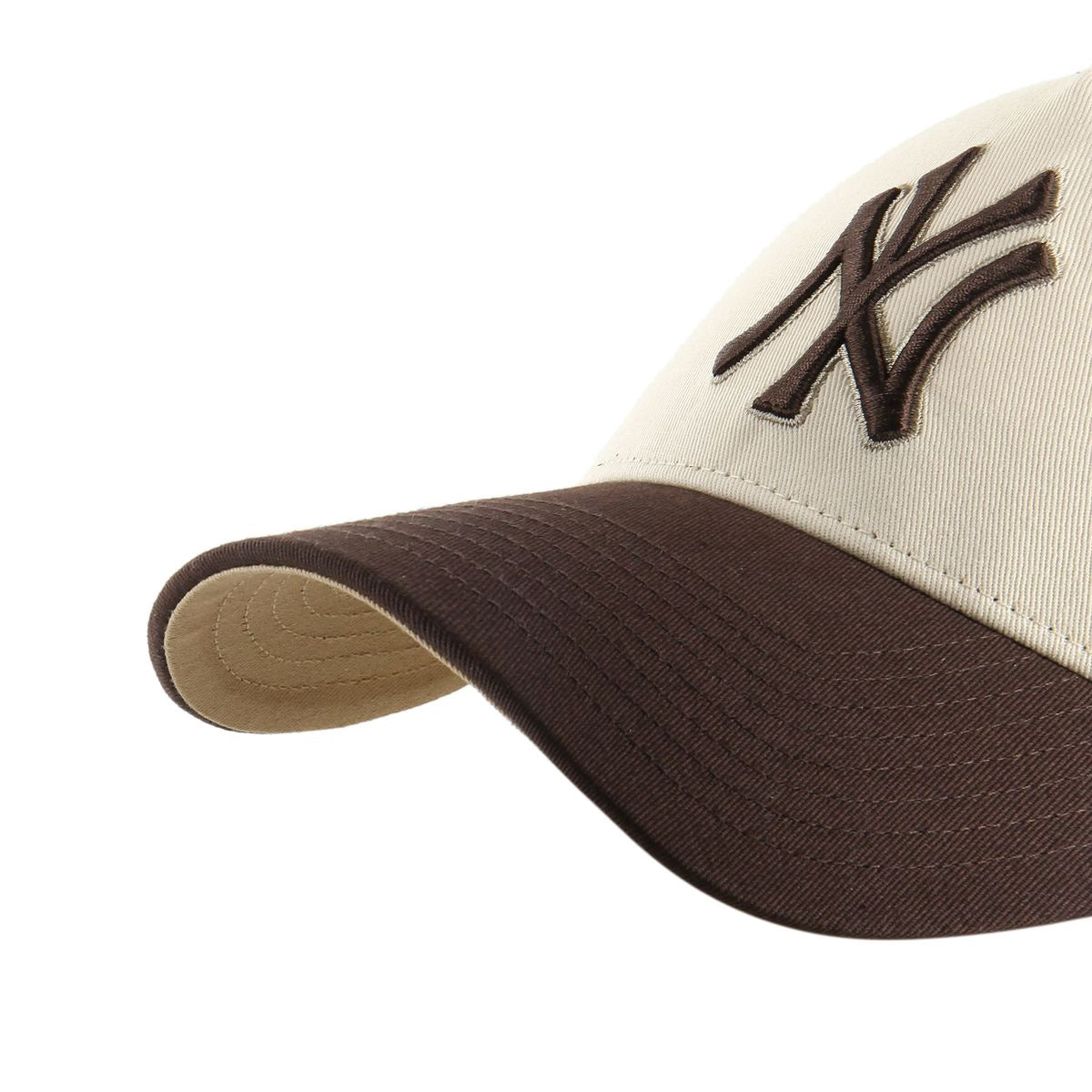 New York Yankees MLB Ballpark Mesh TT '47 Offside DT Beige/Brown Official Sports Fan Gear MLB Fan Gear Popular Style