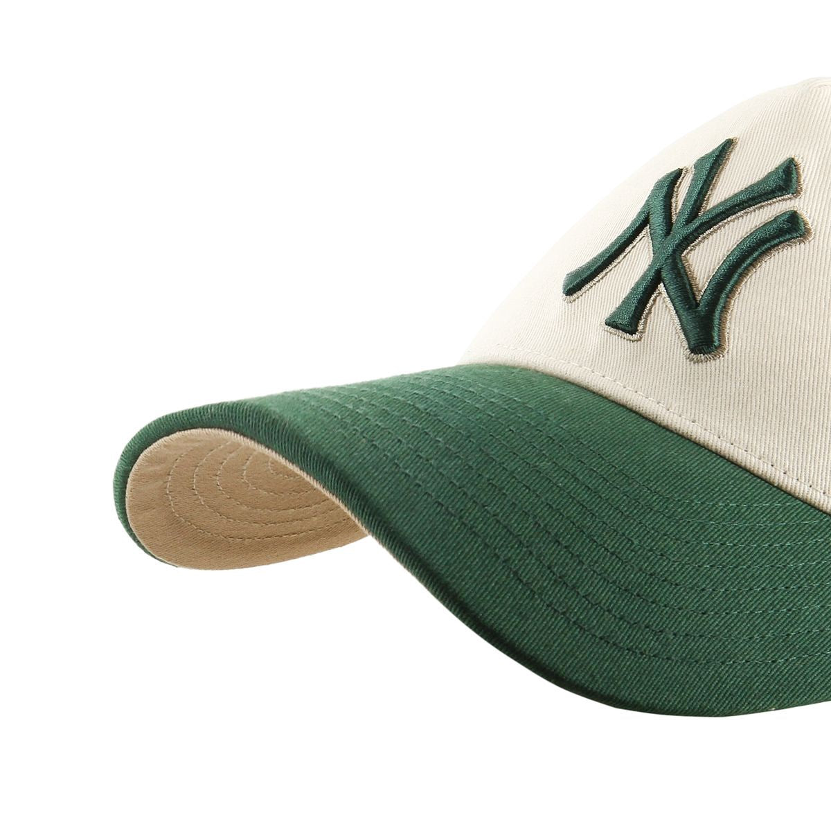New York Yankees MLB Ballpark Mesh TT '47 Offside DT Beige/Green Official Sports Fan Gear MLB Fan Gear Popular Style