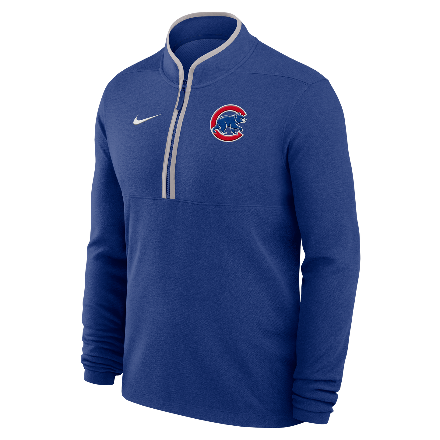 Mens Chicago Cubs Nike Royal Victory Half Zip Pullover MLB Fan Gear Popular Style
