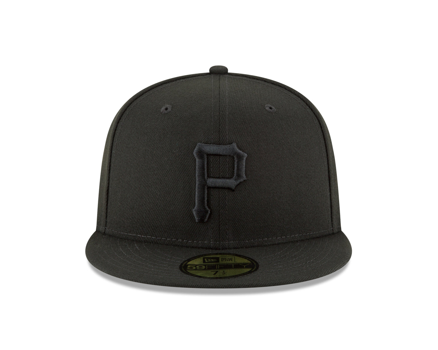 Men's Pittsburgh Pirates New Era Black Tonal 59FIFTY Fitted Hat Official Team Hat Sports Fan Cap Official MLB Team Hat Baseball Fan Cap