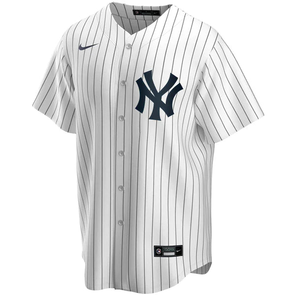 Men's Nike Aaron Judge #99 White New York Yankees Home Official Replica Player Jersey Official Team Jersey Sports Fan Apparel Official MLB Team Jersey