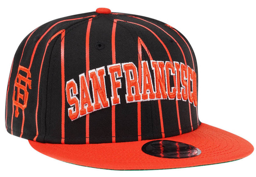San Francisco Giants Black/Orange City Arch New Era 9FIFTY Snapback Hat Official Team Hat Sports Fan Cap Official MLB Team Hat Baseball Fan Cap
