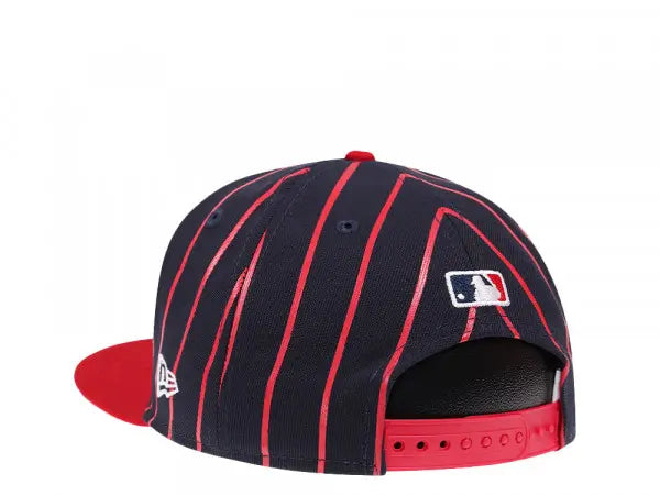 Atlanta Braves Navy/Red City Arch New Era 9FIFTY Snapback Hat Official Team Hat Sports Fan Cap Official MLB Team Hat Baseball Fan Cap