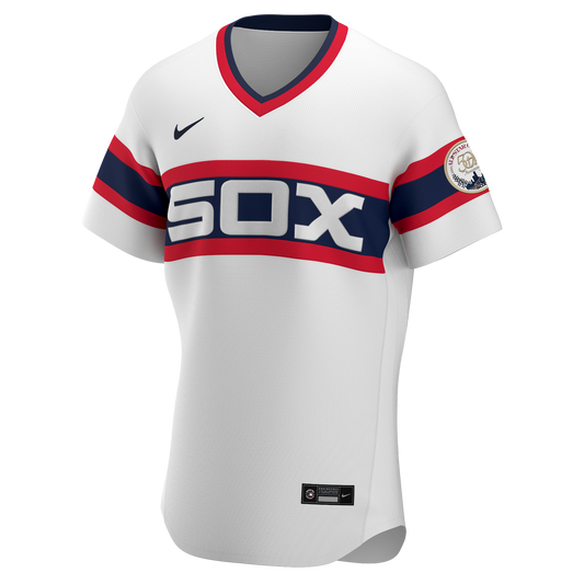 Men's Chicago White Sox Nike White Alternate 1983 Authentic Official Team Jersey Sports Fan Apparel Official MLB Team Jersey Baseball Fan Apparel