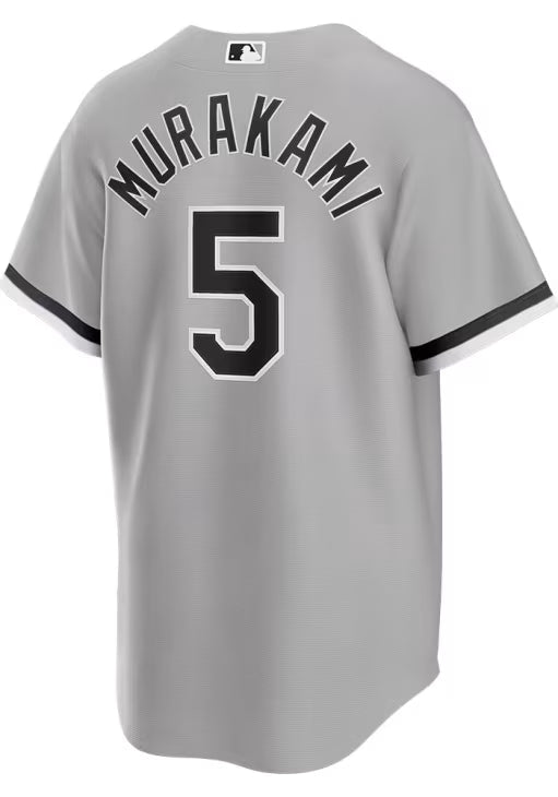 Men's Chicago White Sox Munetaka Murakami Nike Road Gray Replica Jersey Official Team Jersey Sports Fan Apparel Official MLB Team Jersey Baseball Fan