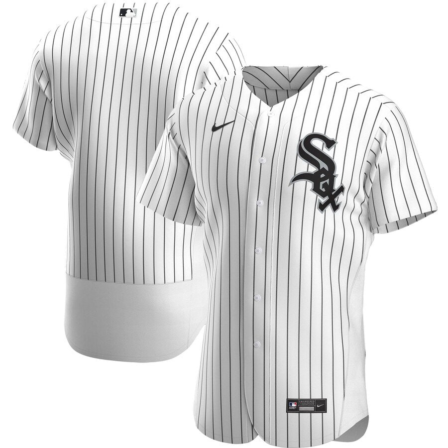 Men's Chicago White Sox Nike White Home Authentic Official Team Jersey Sports Fan Apparel Official MLB Team Jersey Baseball Fan Apparel