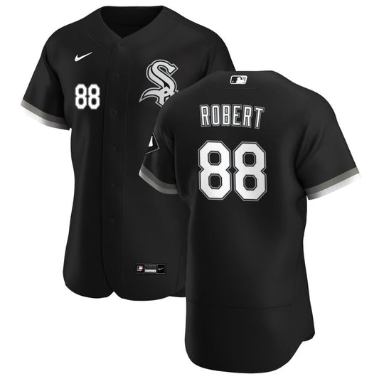 Men's Chicago White Sox Luis Robert Nike Black Alternate Authentic Player Jersey Official Team Jersey Sports Fan Apparel Official MLB Team Jersey Base