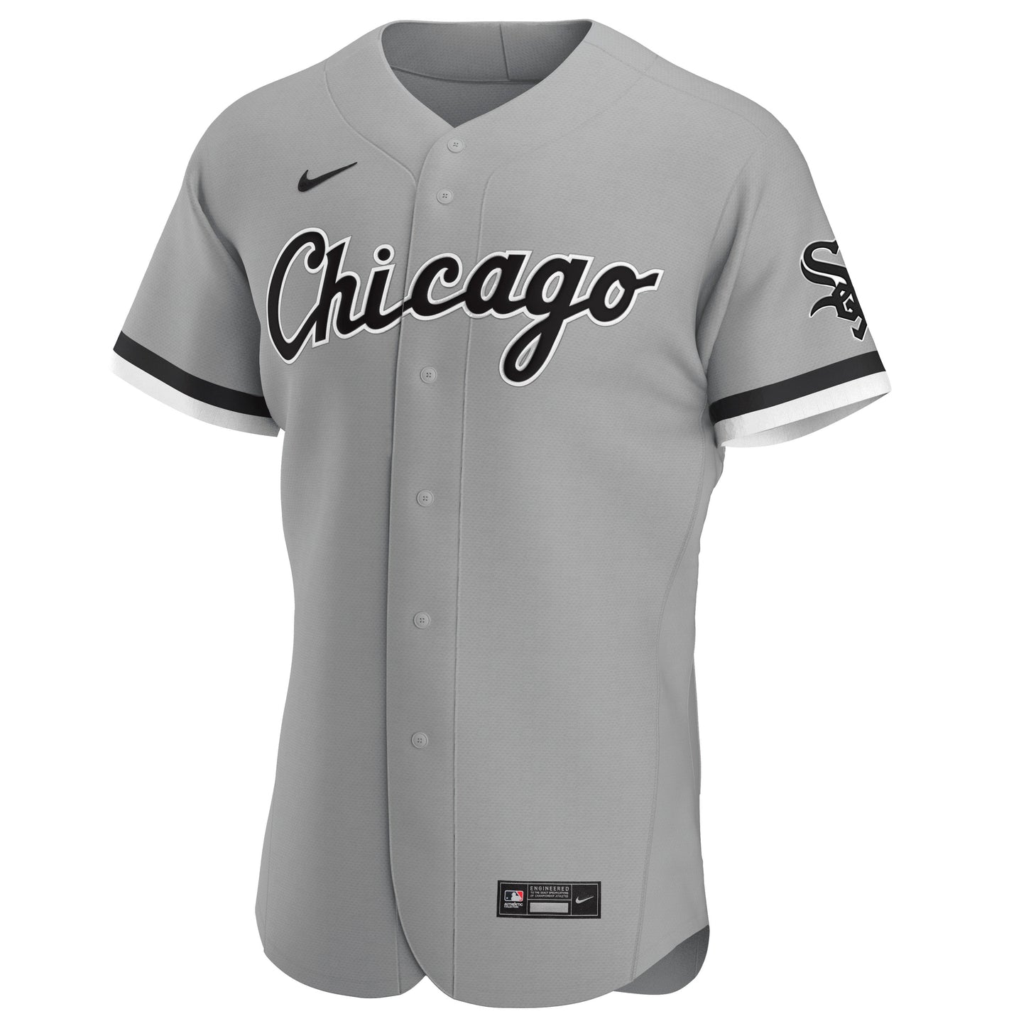 Men's Chicago White Sox Nike Gray Road Authentic Official Team Jersey Sports Fan Apparel Official MLB Team Jersey Baseball Fan Apparel