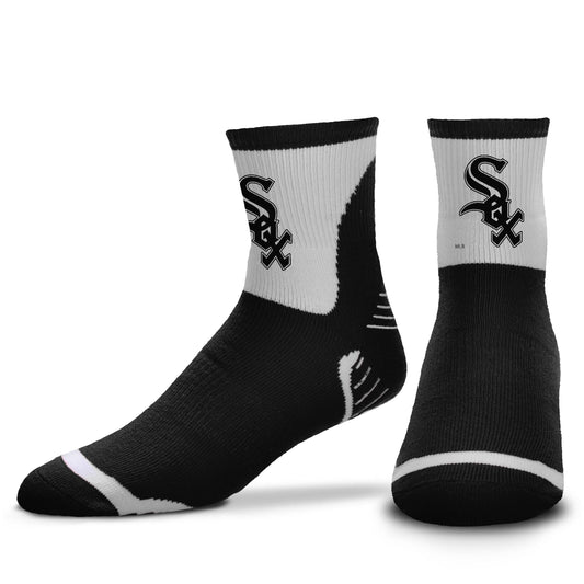 Men's Chicago White Sox SURGE FBF Crew Socks Official Sports Fan Gear MLB Fan Gear Popular Style