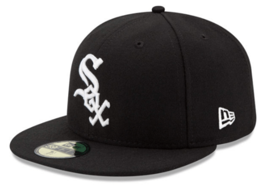 Men's Chicago White Sox New Era Black Game Authentic Collection On-Field 59FIFTY Fitted Hat Official Team Hat Sports Fan Cap Official MLB Team Hat Bas