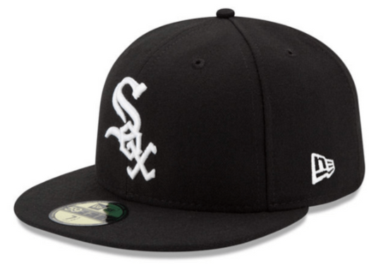 Men's Chicago White Sox New Era Black Game Authentic Collection On-Field 59FIFTY Fitted Hat Official Team Hat Sports Fan Cap Official MLB Team Hat Bas