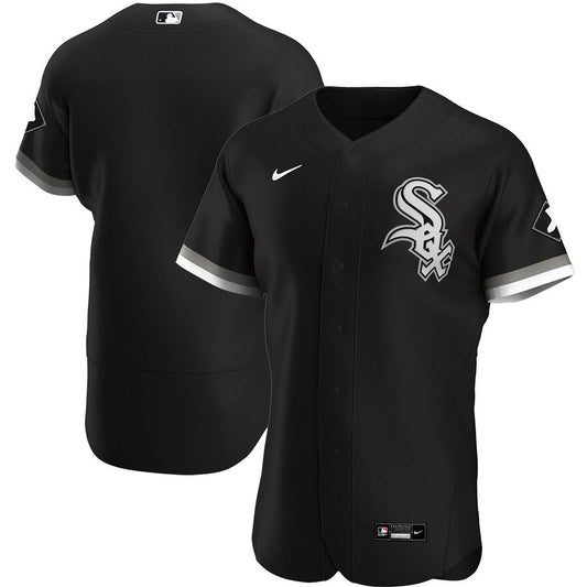 Men's Chicago White Sox Nike Black Alternate Authentic Official Team Jersey Sports Fan Apparel Official MLB Team Jersey Baseball Fan Apparel